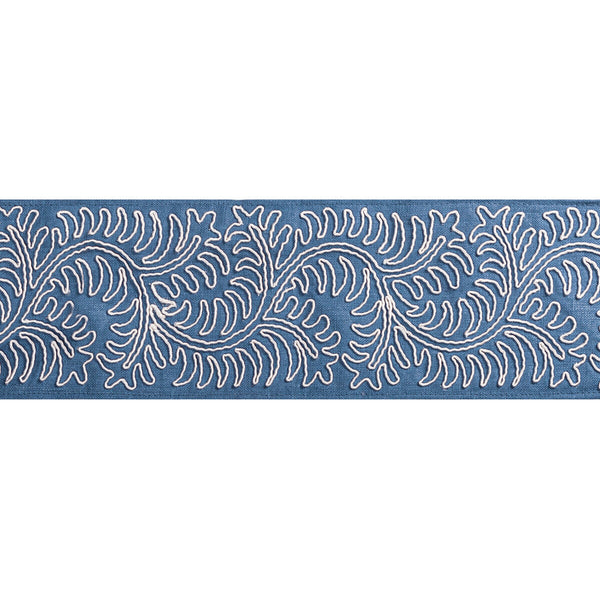 Sirine Tape - Blue Blue By Brunschwig & Fils | Treillis Passementerie Ii |  Trim Tapes