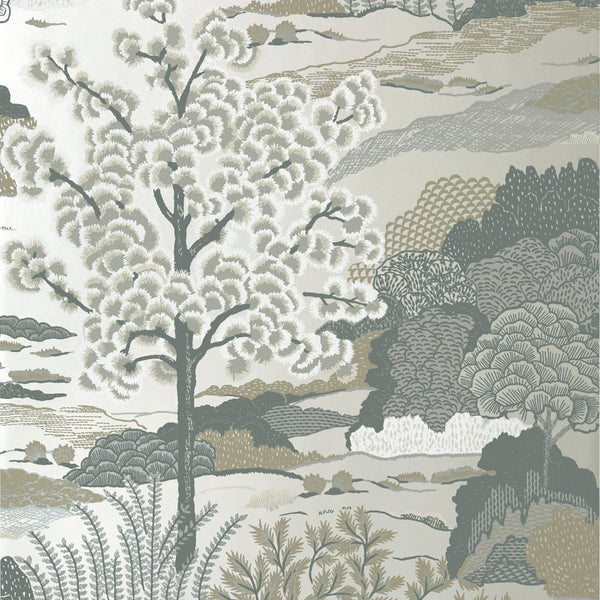 Daintree, Pearl Wallcoverings | Thibaut