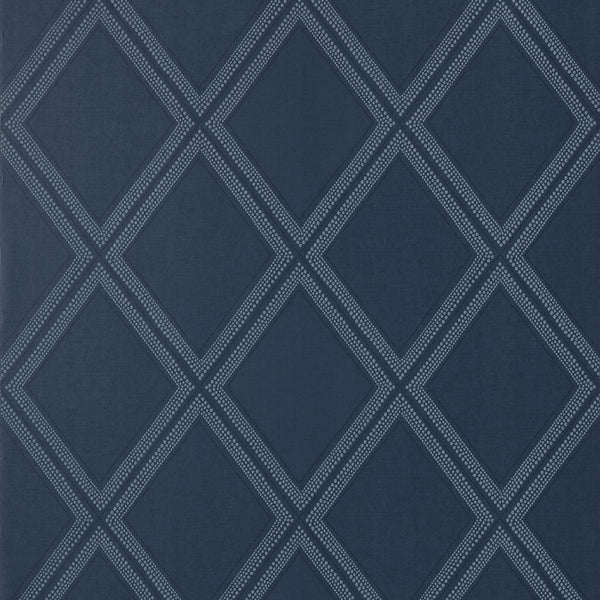 Diamond Head, Navy Wallcoverings | Thibaut