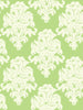 Malibu Montserrat Wallpaper - Coastal Damask - Olive Green and Off-White | Malibu Wallpaper