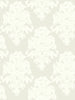Malibu Montserrat Wallpaper - Coastal Damask - Light Taupe and Off-White | Malibu Wallpaper