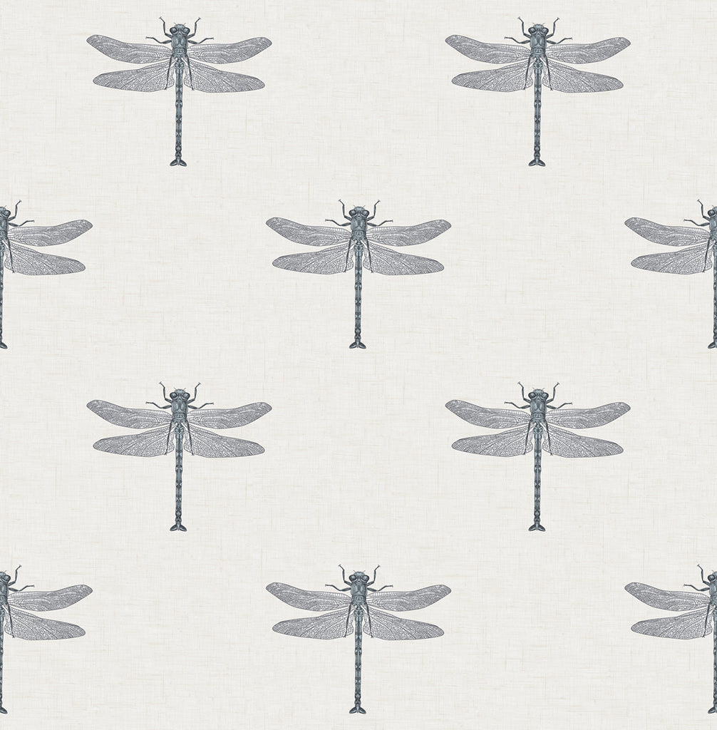 Malibu Catalina  Wallpaper - Coastal Animal Print - Off-White, Black, and Metallic Silver | Malibu Wallpaper