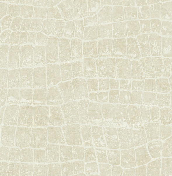 Malibu Curacao Wallpaper - Coastal Animal Print - Beige | Malibu Wallpaper