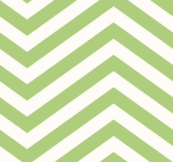 Malibu Jamaica Chevron Wallpaper - Coastal Chevron - Lime Green and White | Malibu Wallpaper