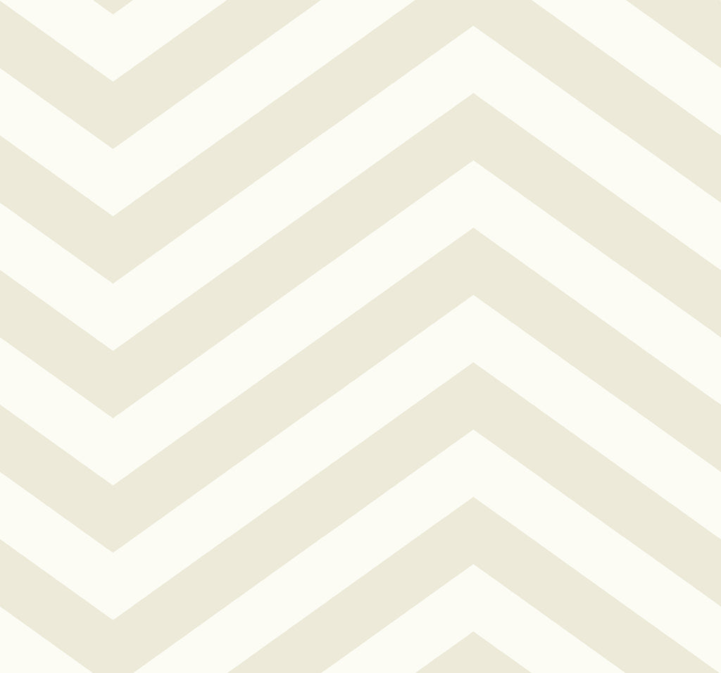 Malibu Jamaica Chevron Wallpaper - Coastal Chevron - Tan and White | Malibu Wallpaper