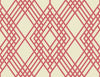 Malibu Cayman Wallpaper - Coastal Geometric - Off-White and Rose | Malibu Wallpaper