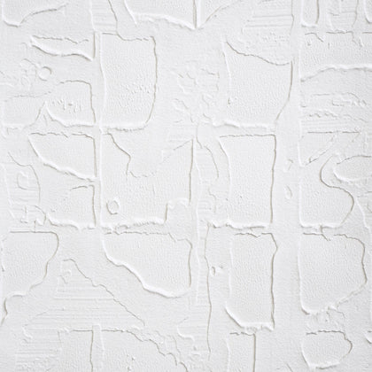Tabula Mica White Wallcovering | Artmura
