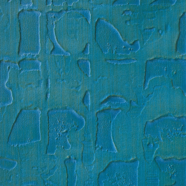 Tabula Wax Teal Wallcovering | Artmura