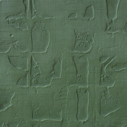 Tabula Wax Green Wallcovering | Artmura