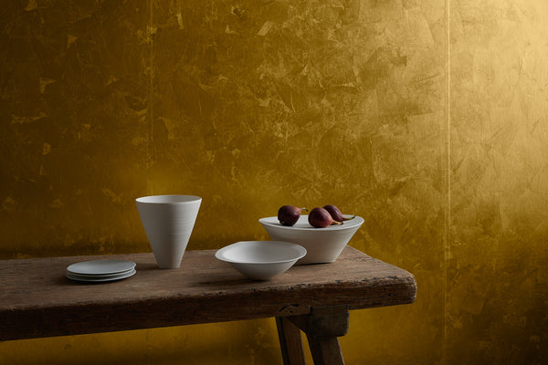 Whispering Patina Foil Leaf  Gold Wallpaper | Koroseal