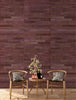 Color-Wash Cork Natural Wallpaper Burgundy Wallpaper | Koroseal