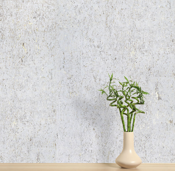 Molten Cork Cream - Light Gray Commercial Wallcovering | Koroseal
