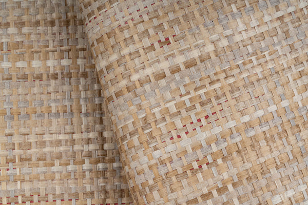 Beach Rye Weave Natural - Light Beige Commercial Wallcovering | Koroseal