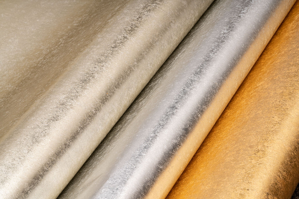 First Impression Detail - Koroseal Specialty Foil Wallcovering