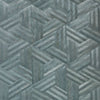 Woven Wood Natural Wallpaper Aqua Wallpaper | Koroseal