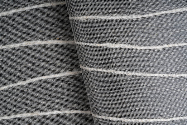 Whitecap Woven Grey - Gray Commercial Wallcovering | Koroseal