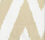 Tashkent, Pale Griege on White Wallcoverings | Suncloth