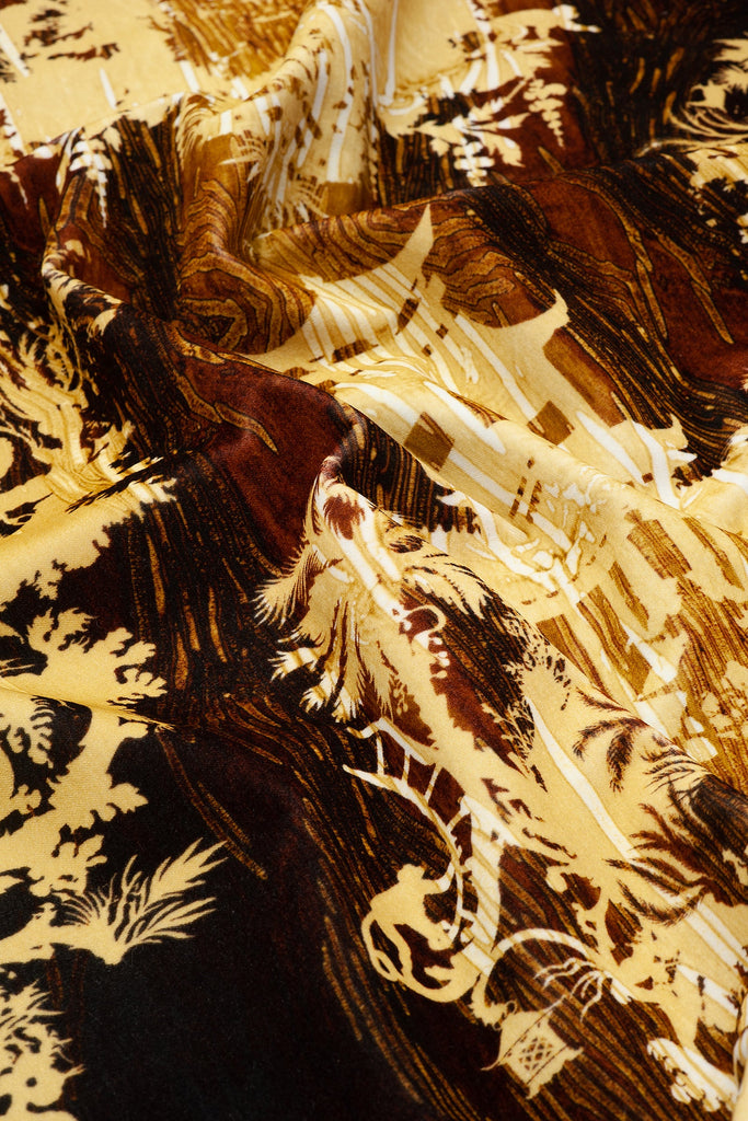 Temples in the Sky Velvet Yellow