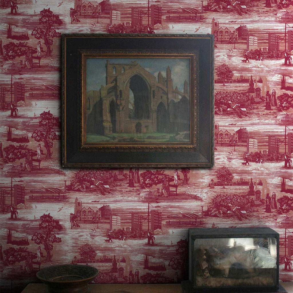 Glasgow Toile Red