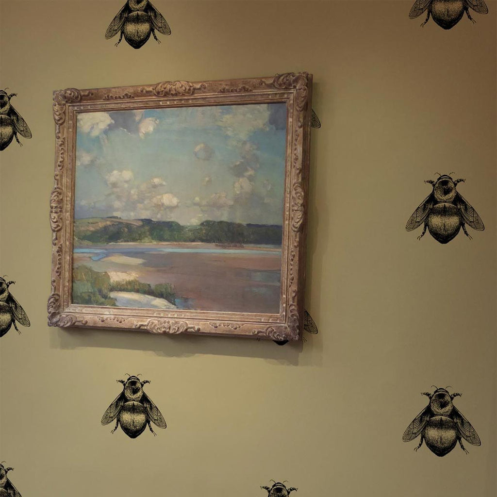 Napoleon Bee Black & Gold on Gold
