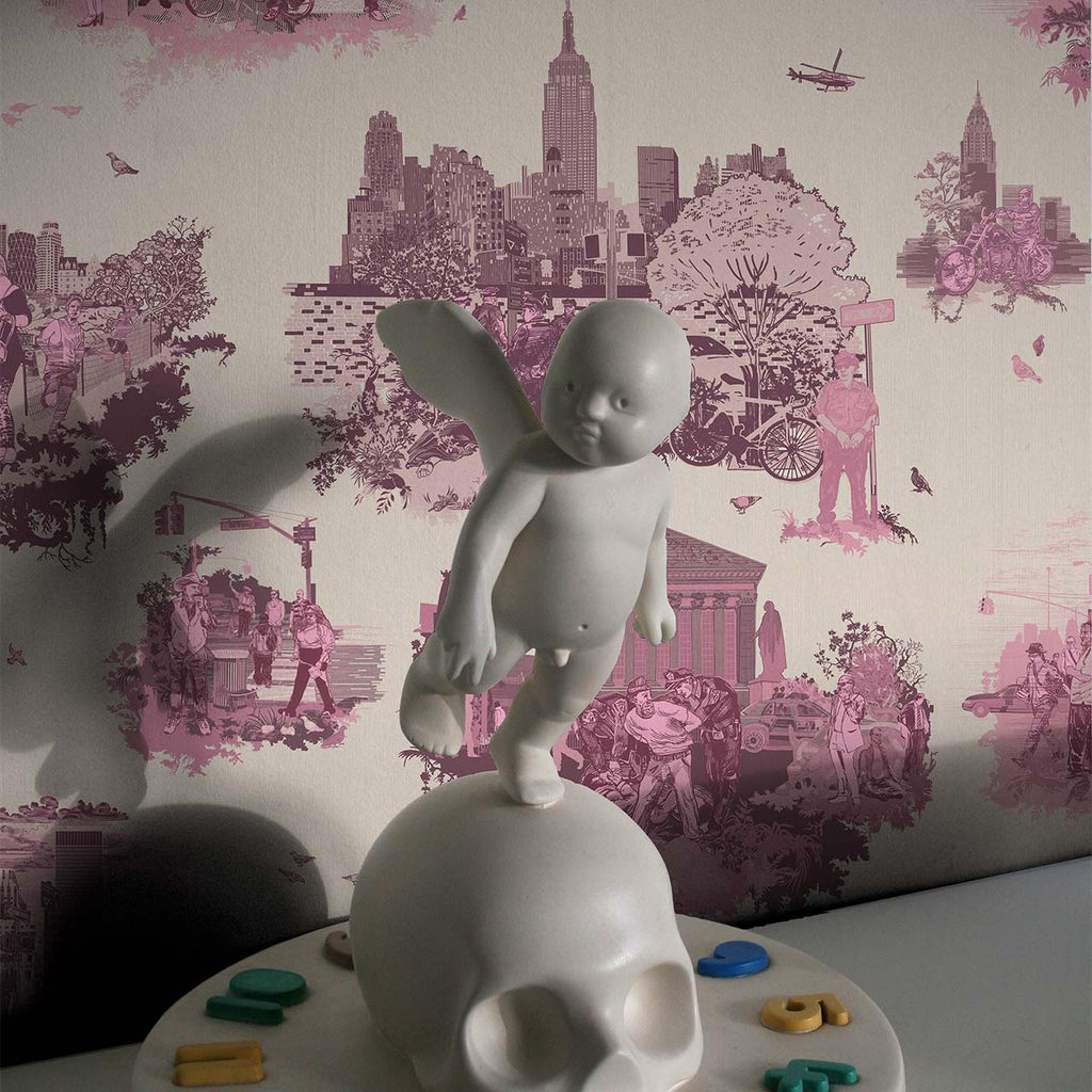 New York Toile Pinks