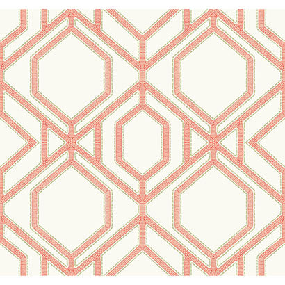 Nice Coral Wallcovering | Jeffrey Stevens