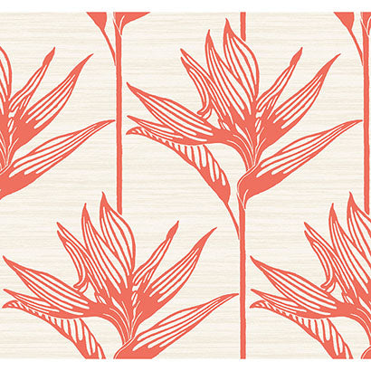 Poipu Coral Wallcovering | Jeffrey Stevens