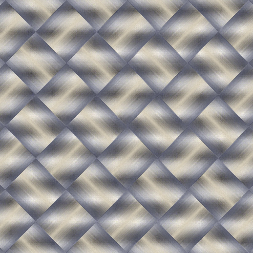 Tessere Geometric Creative  Wallpaper (Te21-10) | Koroseal Type 2 Vinyl | Koroseal