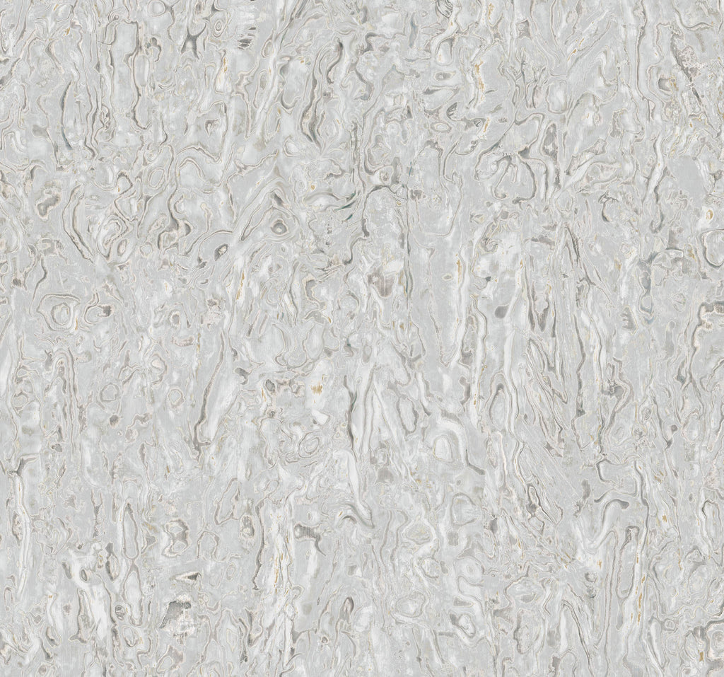 Oslo Abalone Dove Wallcovering | Phillipe Romano