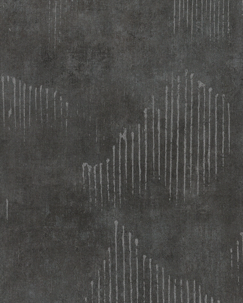 Oslo Excursion Charcoal Wallcovering | Phillipe Romano