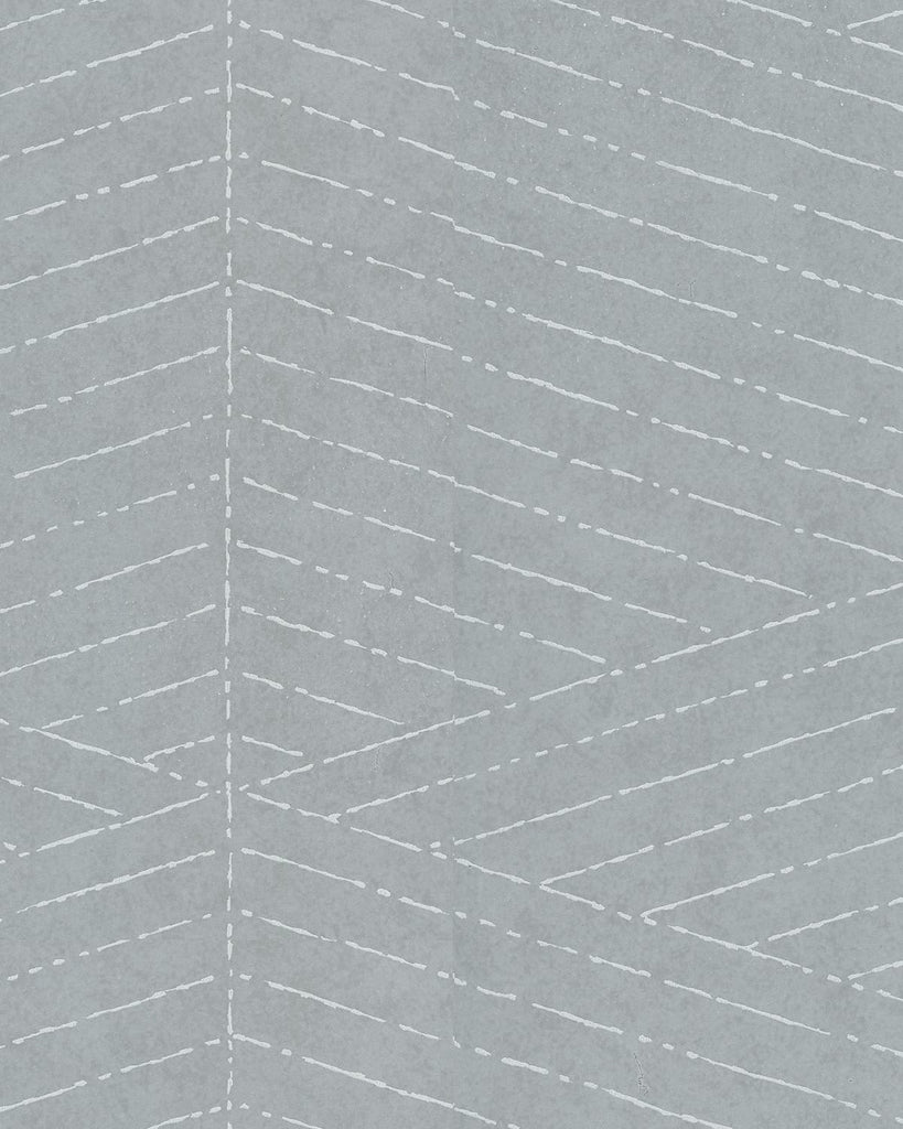 Oslo Crossway Slate Wallcovering | Phillipe Romano