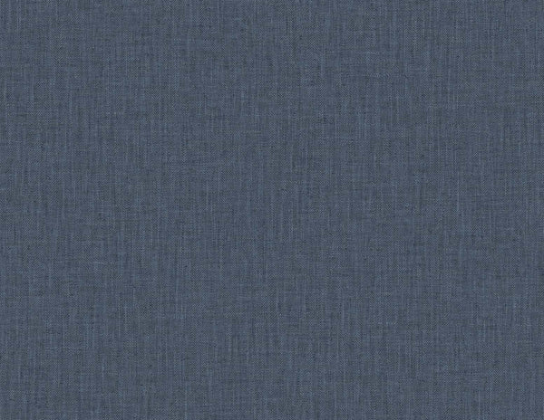 Fentucci Tweed Contemporary Faux Linen - Indigo | Architectural Wallcoverings