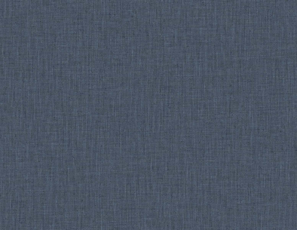Fentucci Tweed Wallpaper - Contemporary Faux Linen - Indigo | Malibu Wallpaper