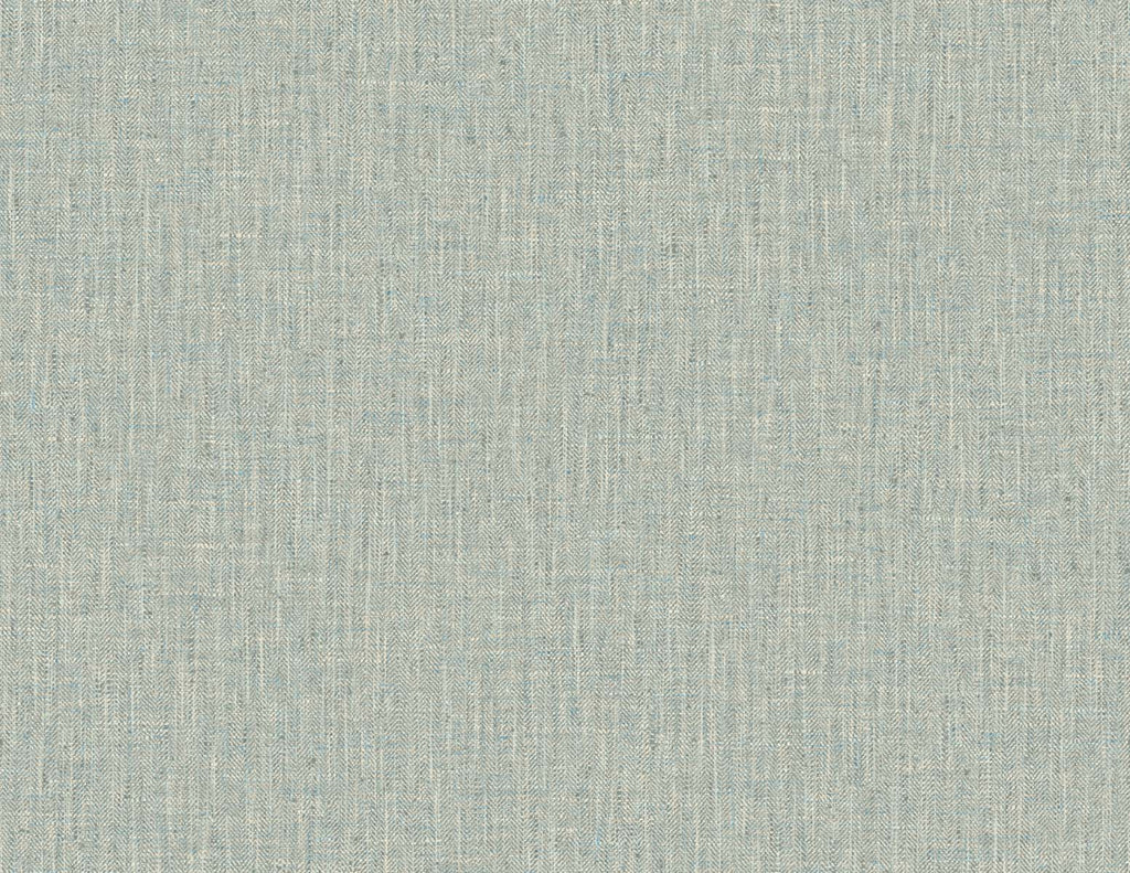 Fentucci Tweed Wallpaper - Contemporary Faux Linen - Blue Heron | Malibu Wallpaper