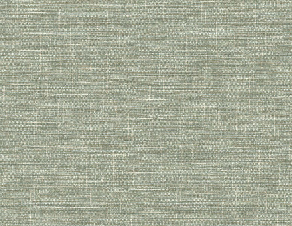 Fentucci Grasmere Weave Wallpaper - Contemporary Faux Linen - Olive | Malibu Wallpaper