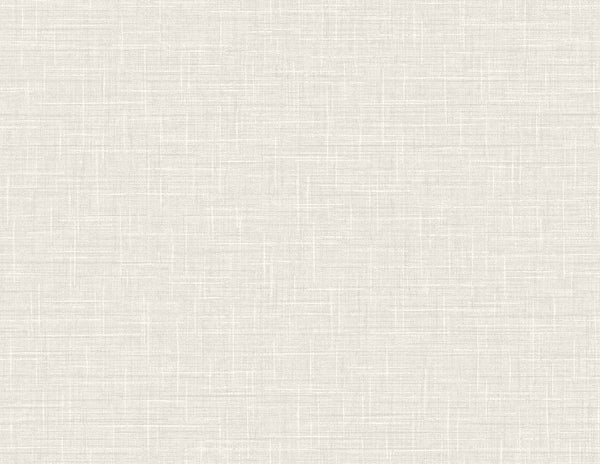 Fentucci Grasmere Weave Wallpaper - Contemporary Faux Linen - French Vanilla | Malibu Wallpaper