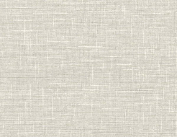 Fentucci Grasmere Weave Wallpaper - Contemporary Faux Linen - Weathered Oak | Malibu Wallpaper
