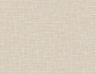 Fentucci Grasmere Weave Contemporary Faux Linen - Light Toffee | Architectural Wallcoverings