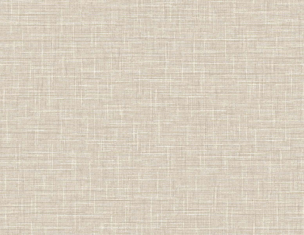 Fentucci Grasmere Weave Wallpaper - Contemporary Faux Linen - Light Toffee | Malibu Wallpaper