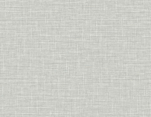 Fentucci Grasmere Weave Contemporary Faux Linen - Cool Steel | Architectural Wallcoverings