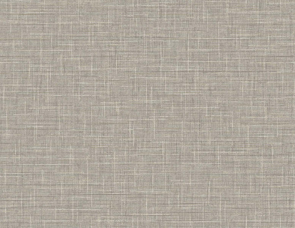 Fentucci Grasmere Weave Wallpaper - Contemporary Faux Linen - Oyster | Malibu Wallpaper