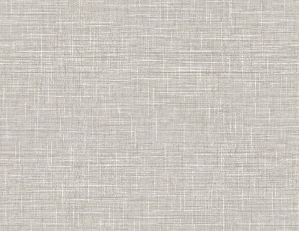 Fentucci Grasmere Weave Wallpaper - Contemporary Faux Linen - Winter Grey | Malibu Wallpaper