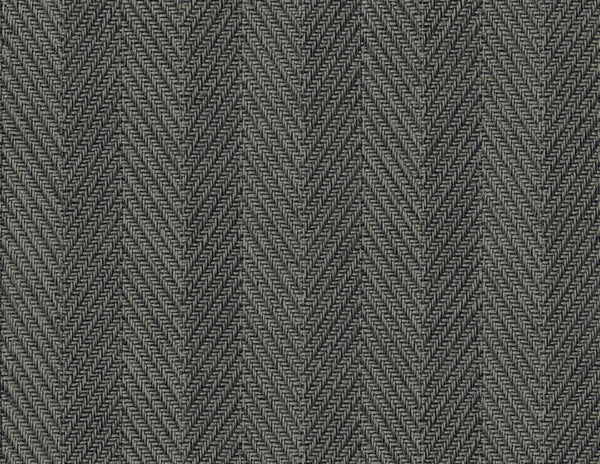 Fentucci Throw Knit Wallpaper - Contemporary Chevron - Faded Onyx | Malibu Wallpaper