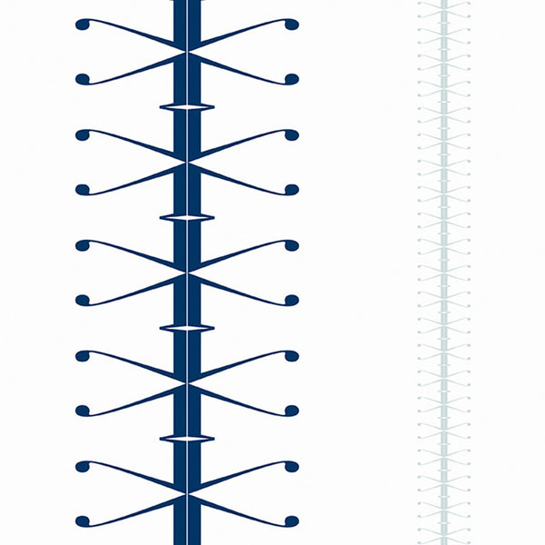 Nota Navy, Roll Vinyl Wallcoverings | Tres Tintas