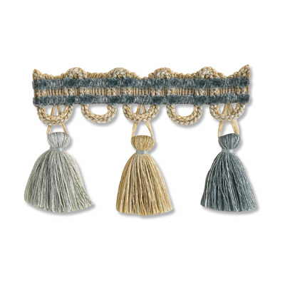 Samples and Purchasing available for Solarium Tassel - Azure Light Blue By Lee Jofa |  |  Trim Tassel Fringe at Designer Wallcoverings and Fabrics