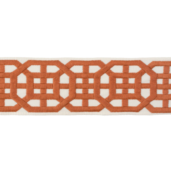 Avignon Tape - Orange White By Lee Jofa | Suzanne Kasler Collection Ii |  Trim Braid / Tape