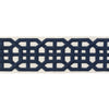 Samples and Purchasing available for Avignon Tape - Navy White By Lee Jofa | Suzanne Kasler Collection Ii |  Trim Braid / Tape at Designer Wallcoverings and Fabrics
