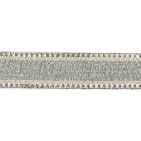Danakil Tape - Seafoam/Grey Turquoise By Lee Jofa | Merkato |  Trim Braid / Tape