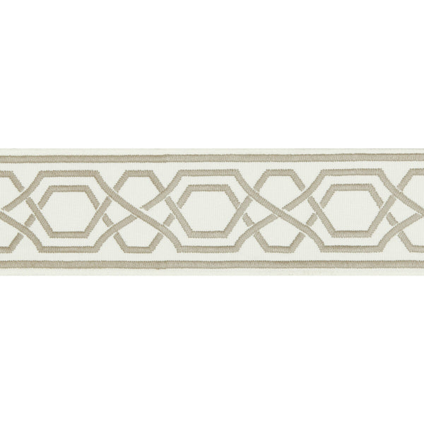 Yves Tape - Grey Taupe By Lee Jofa | Suzanne Kasler The Riviera Collection |  Trim Braid / Tape