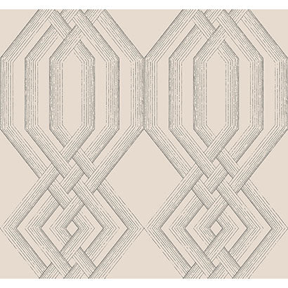 Ettched Lattice Wallpaper | Jeffrey Stevens